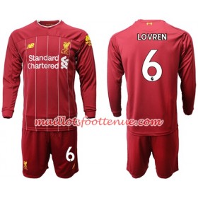 Maillot/Tenue Liverpool Lovren 6 Enfant Domicile 2019/2020 Manche Longue